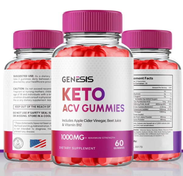 keto genesis keto acv gummies